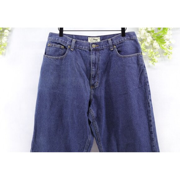 L.L Bean Jeans Women's Original Fit Relaxed High Waisted Mom Y2K Sz 16P - Picture 3 of 10